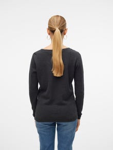 Vero Moda VMCARE Pullover -Dark Grey Melange - 10136644