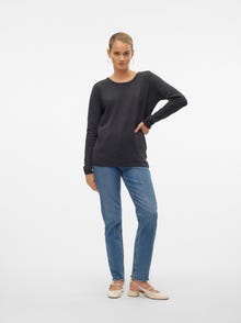 Vero Moda VMCARE Pullover -Dark Grey Melange - 10136644