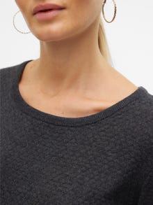 Vero Moda VMCARE Pullover -Dark Grey Melange - 10136644