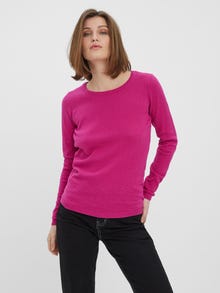 Vero Moda VMCARE Pullover -Very Berry - 10136644