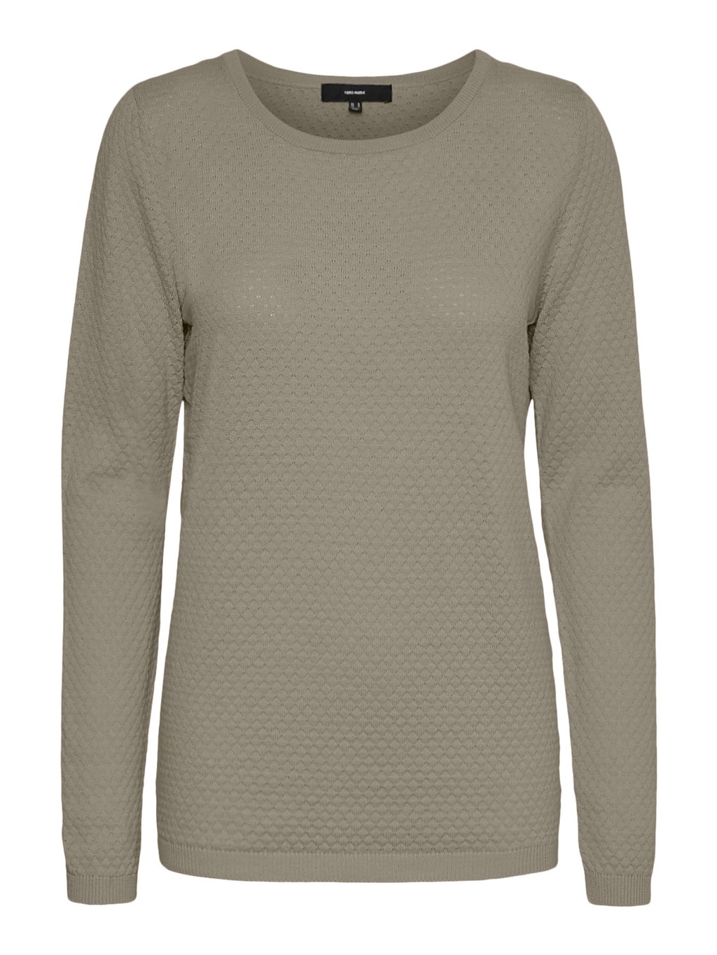 O-Neck Regular Pullover | Grey | Vero