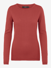 Vero Moda VMCARE Pullover -Red Ochre - 10136644