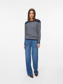 Vero Moda VMCARE Pulover -Navy Blazer - 10136644