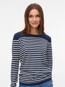 Vero Moda VMCARE Pulover -Navy Blazer - 10136644