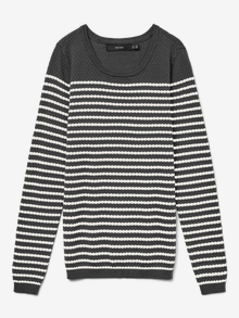 Vero Moda VMCARE Pullover -Dark Grey Melange - 10136644