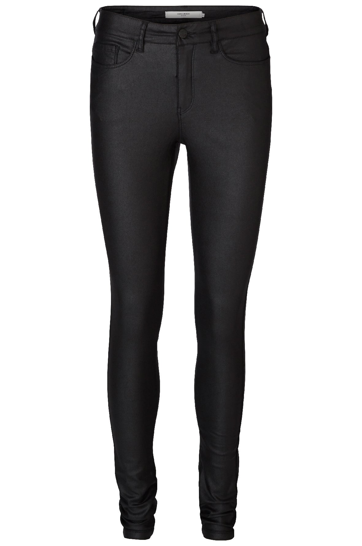VMSEVEN Middels høy midje Bukser | Sort | Vero Moda®