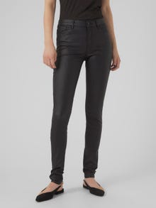 Vero Moda VMSEVEN Mid waist Trousers -Black - 10138972