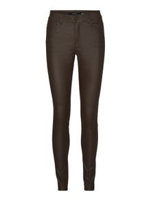 Vero Moda VMSEVEN Mid waist Broek -Coffee Bean - 10138972