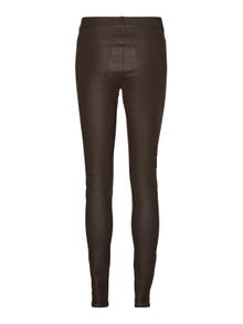 Vero Moda VMSEVEN Mid waist Broek -Coffee Bean - 10138972