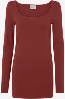 Vero Moda VMMAXI T-skjorte -Madder Brown - 10152908