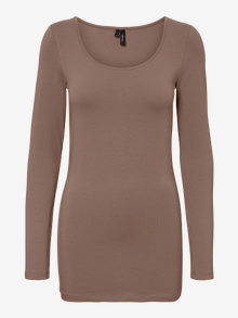 Vero Moda VMMAXI T-Shirt -Brown Lentil - 10152908