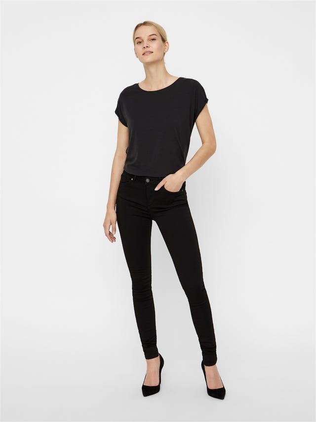 Vero Moda VMLUX Taille moyenne Slim Fit Jeans - 10158160