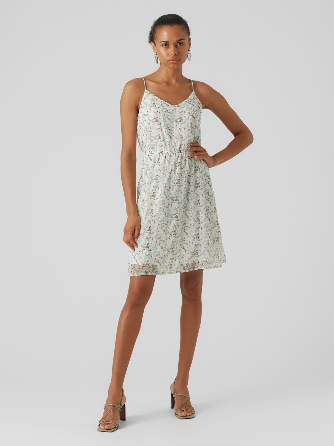 Vero moda white lace cheap dress