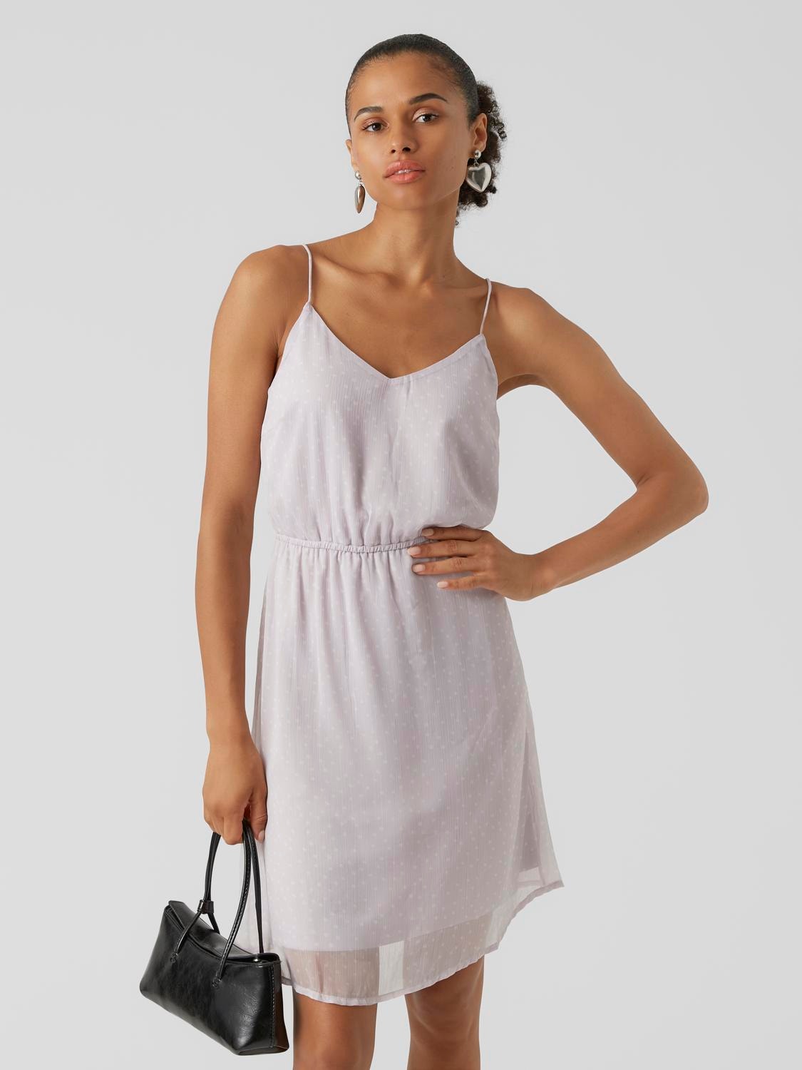 Vero Moda VMWONDA Kort kjole -Misty Lilac - 10166410