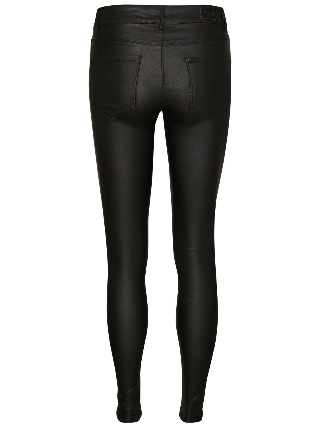 Vero Moda VMSEVEN Tiro medio Pantalones -Black - 10167390