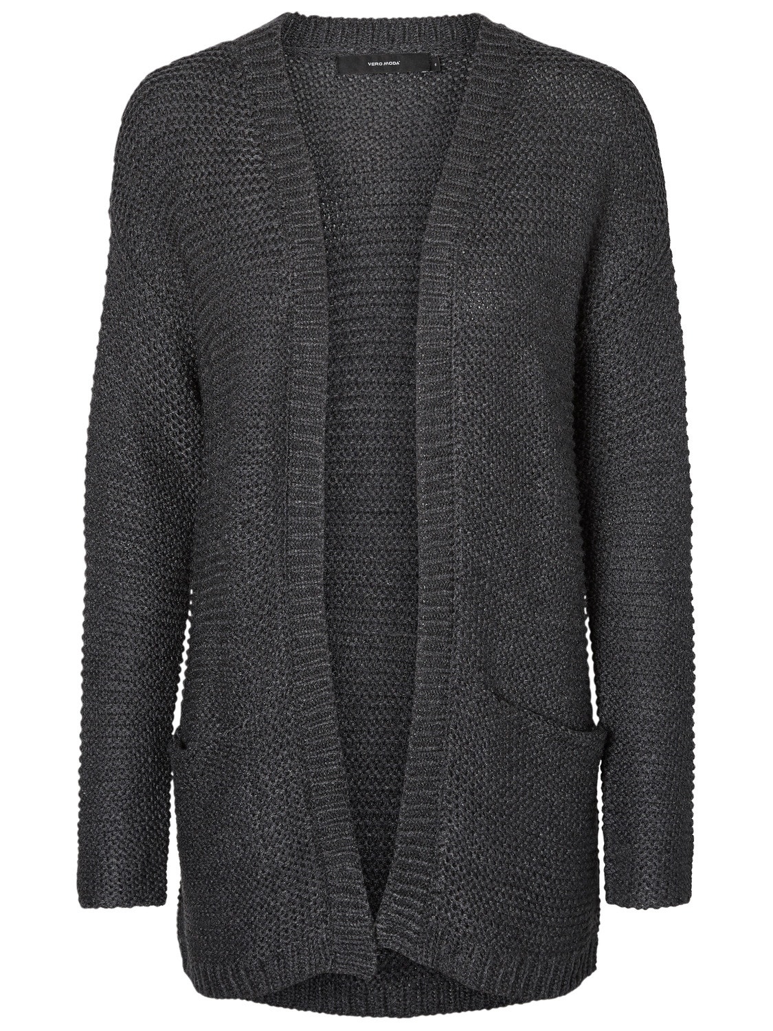 VMNO Knit Cardigan | Dark Grey | Vero Moda®