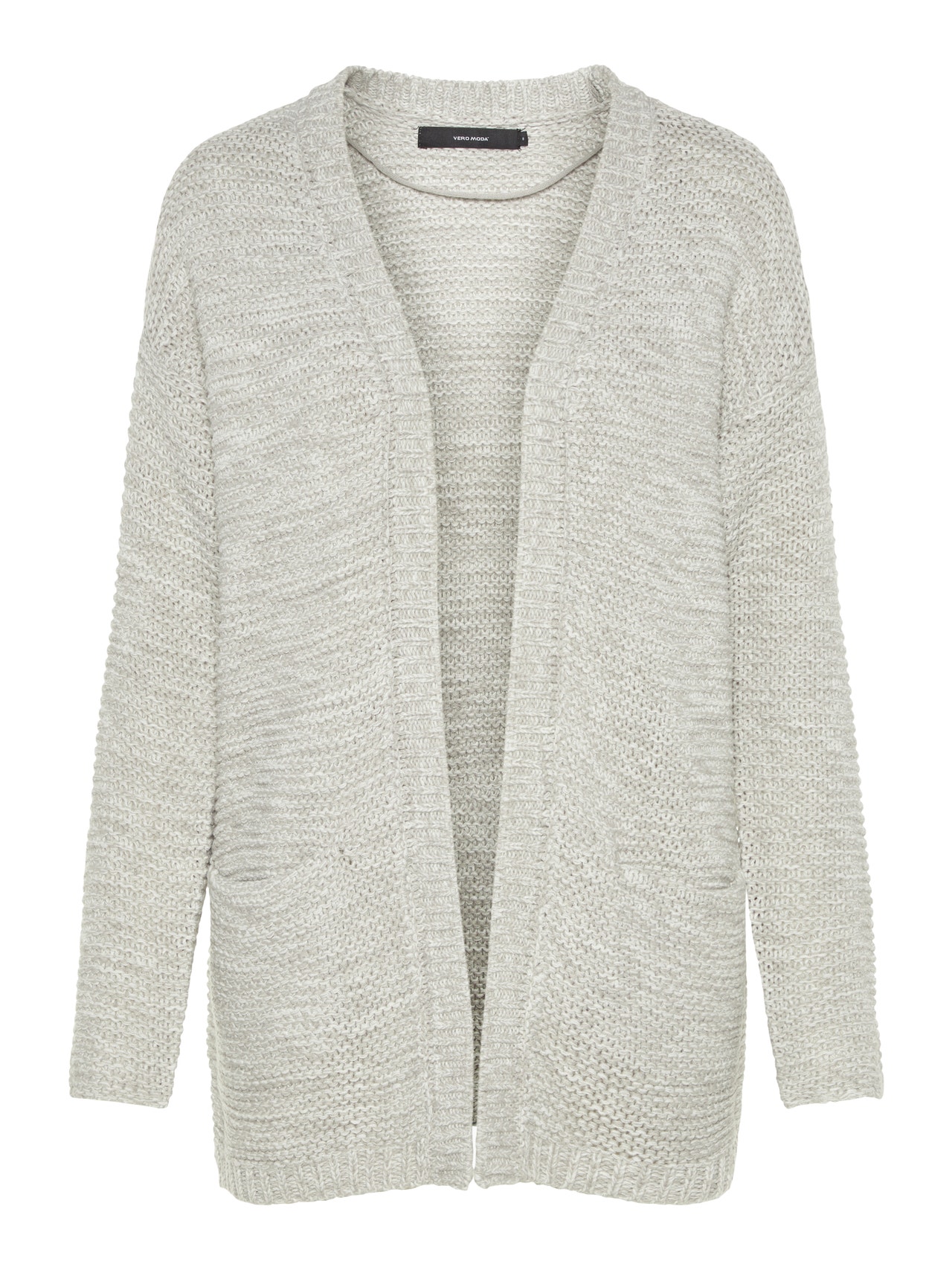 Vero Moda VMNO Knit Cardigan -Light Grey Melange - 10183605