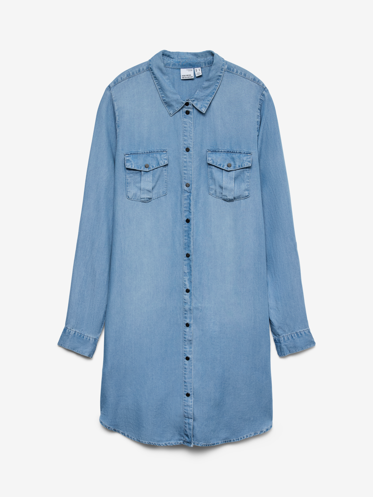 Vero Moda VMSIGGA Kort kjole -Light Blue Denim - 10184172