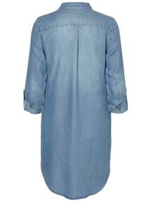 Vero Moda VMSILLA Krótka sukienka -Light Blue Denim - 10184172