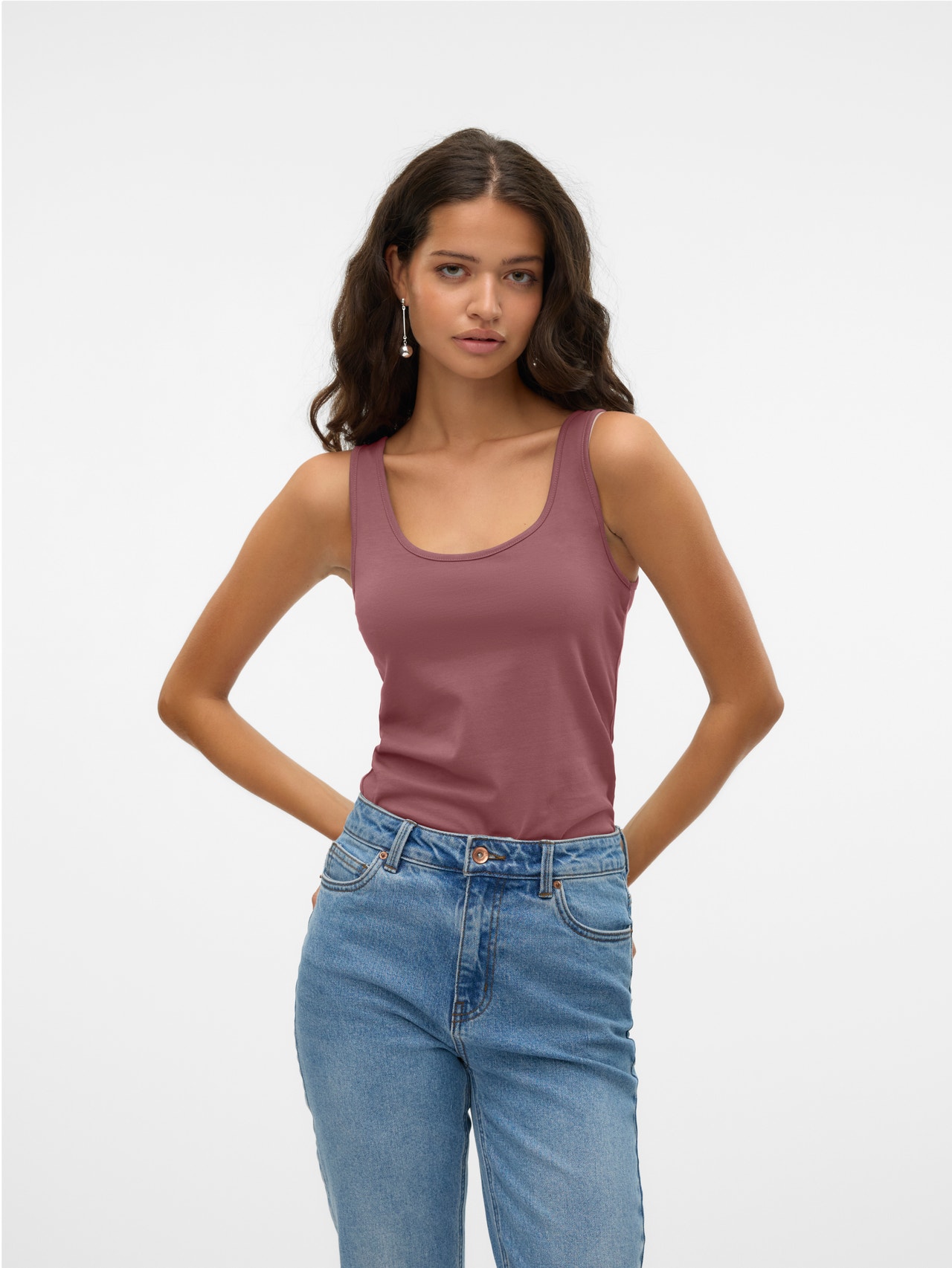 Vero Moda VMMAXI Tank top -Rose Brown - 10185110