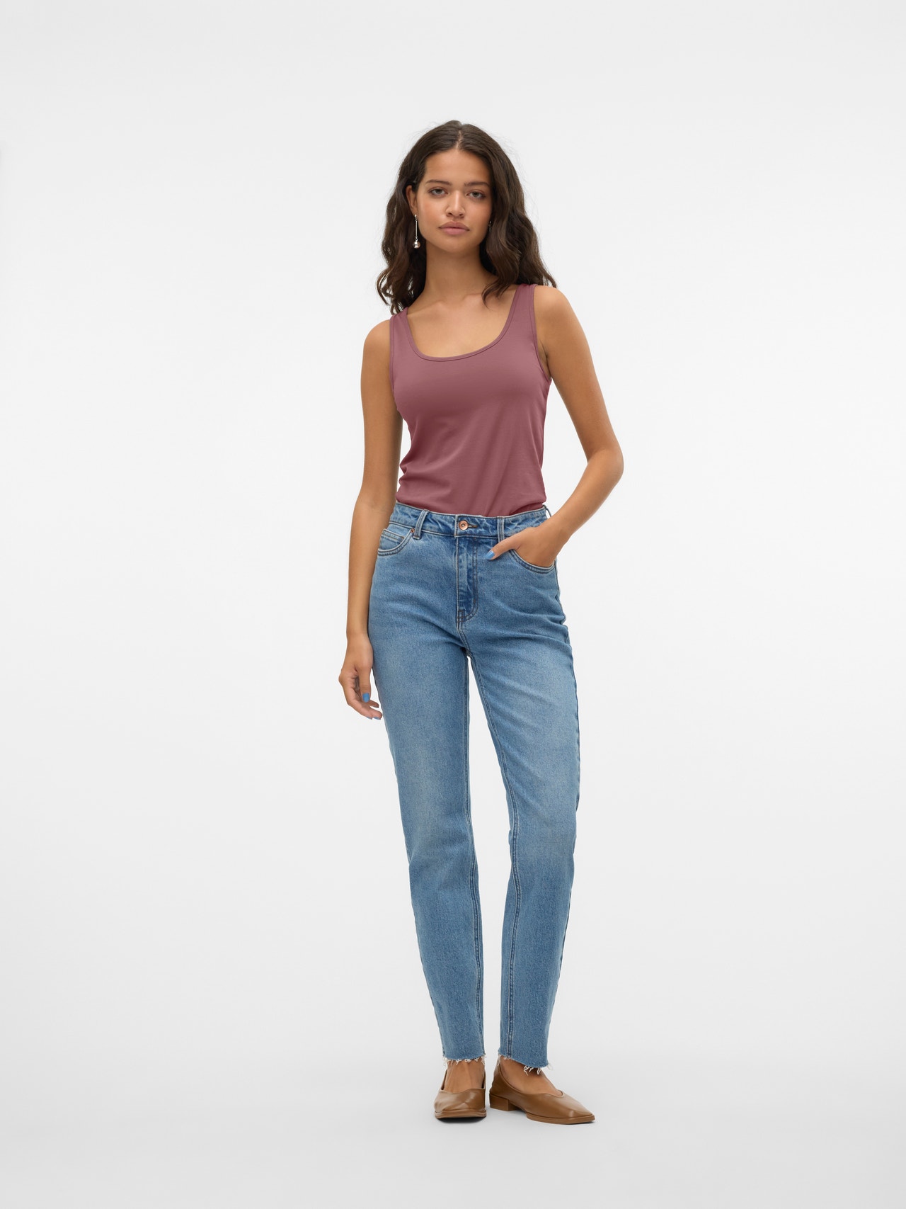 Vero Moda VMMAXI Tank top -Rose Brown - 10185110