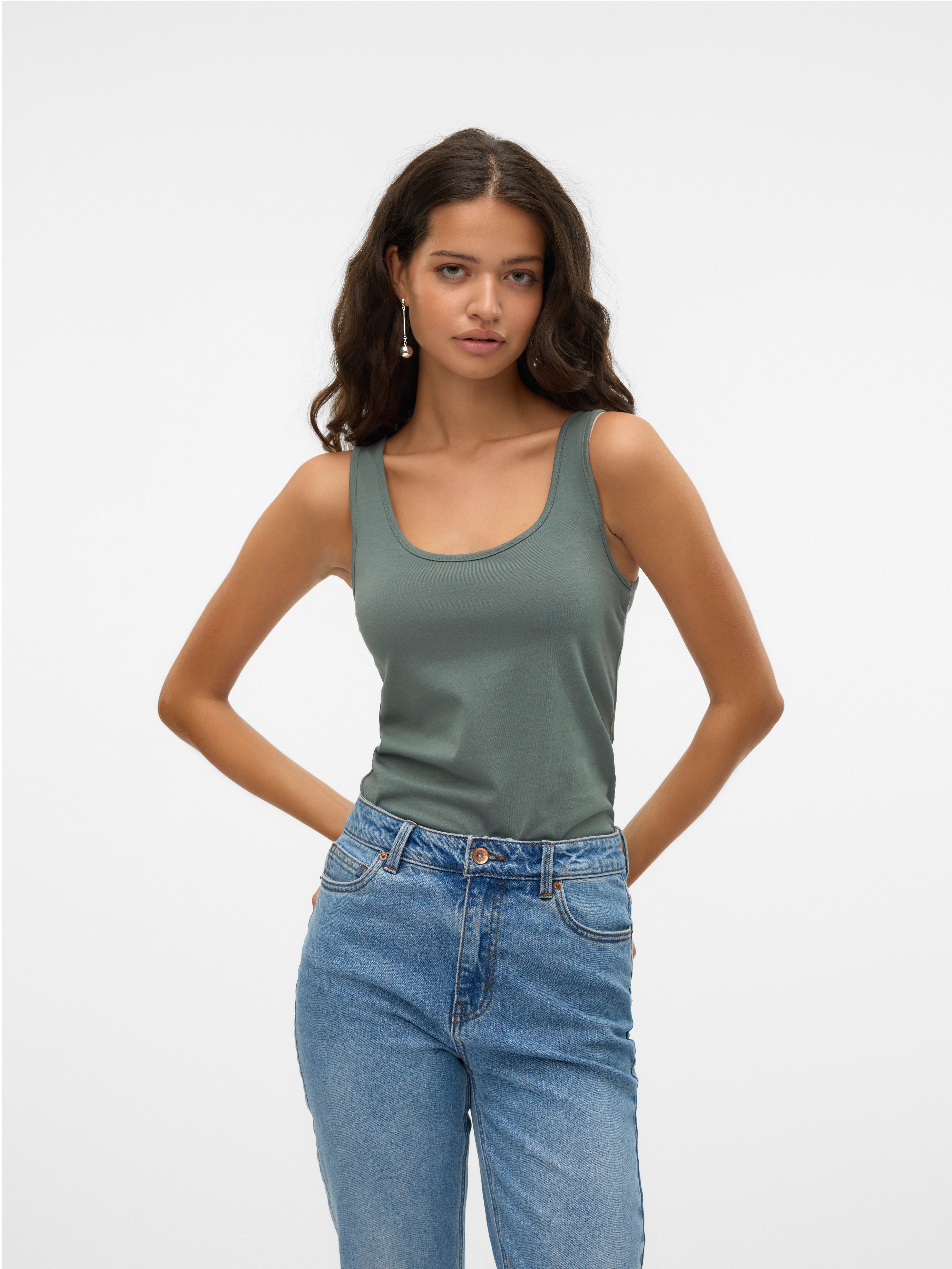 VMMAXI Tank-Top | Dunkelgrün | Vero Moda®