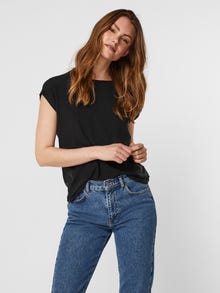 Vero Moda VMAVA T-shirt -Black - 10187159