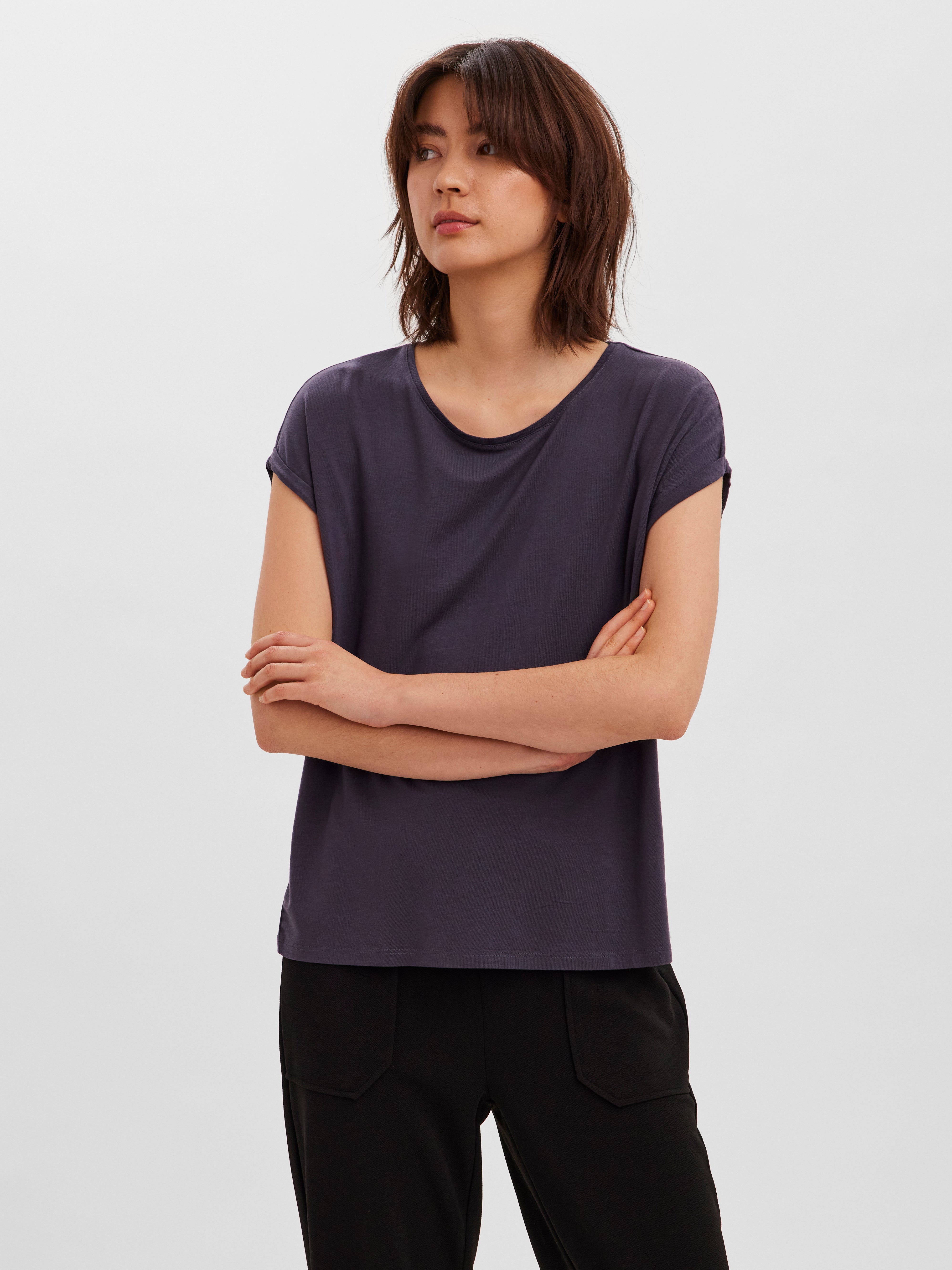 DAMEN Hemden & T-Shirts T-Shirt Spitze Rabatt 74 % Vero Moda T-Shirt Braun L 