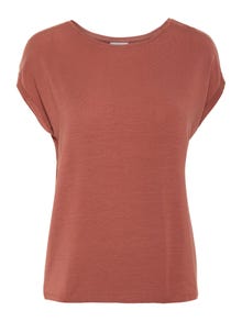 Vero Moda VMAVA T-Shirt -Mahogany - 10187159