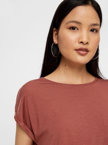 Vero Moda VMAVA T-Shirt -Mahogany - 10187159