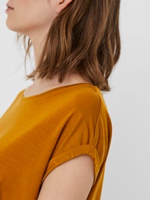 Vero Moda VMAVA T-Shirt -Buckthorn Brown - 10187159