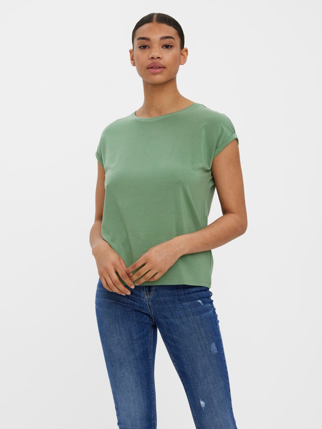 Vero Moda Shirt met lange mouwen abstract patroon casual uitstraling Mode Zakelijke overhemden Shirts met lange mouwen 