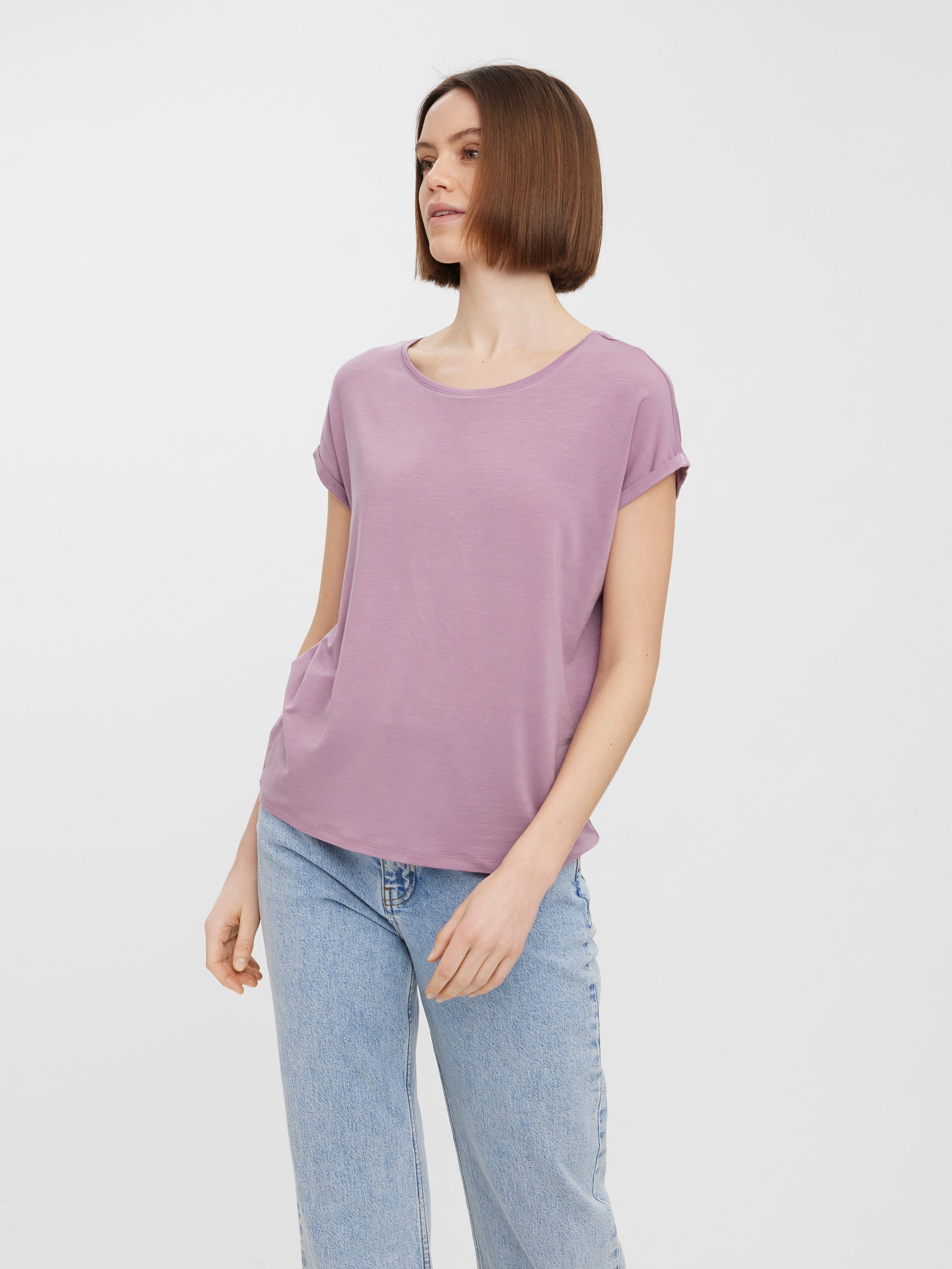 Rosa/Golden DAMEN Hemden & T-Shirts T-Shirt Print Vero Moda T-Shirt Rabatt 58 % 