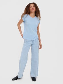 Vero Moda VMAVA T-Shirt -Cerulean - 10187159