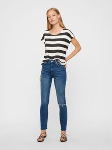 Vero Moda VMWIDE T-Shirt -Snow White - 10190017