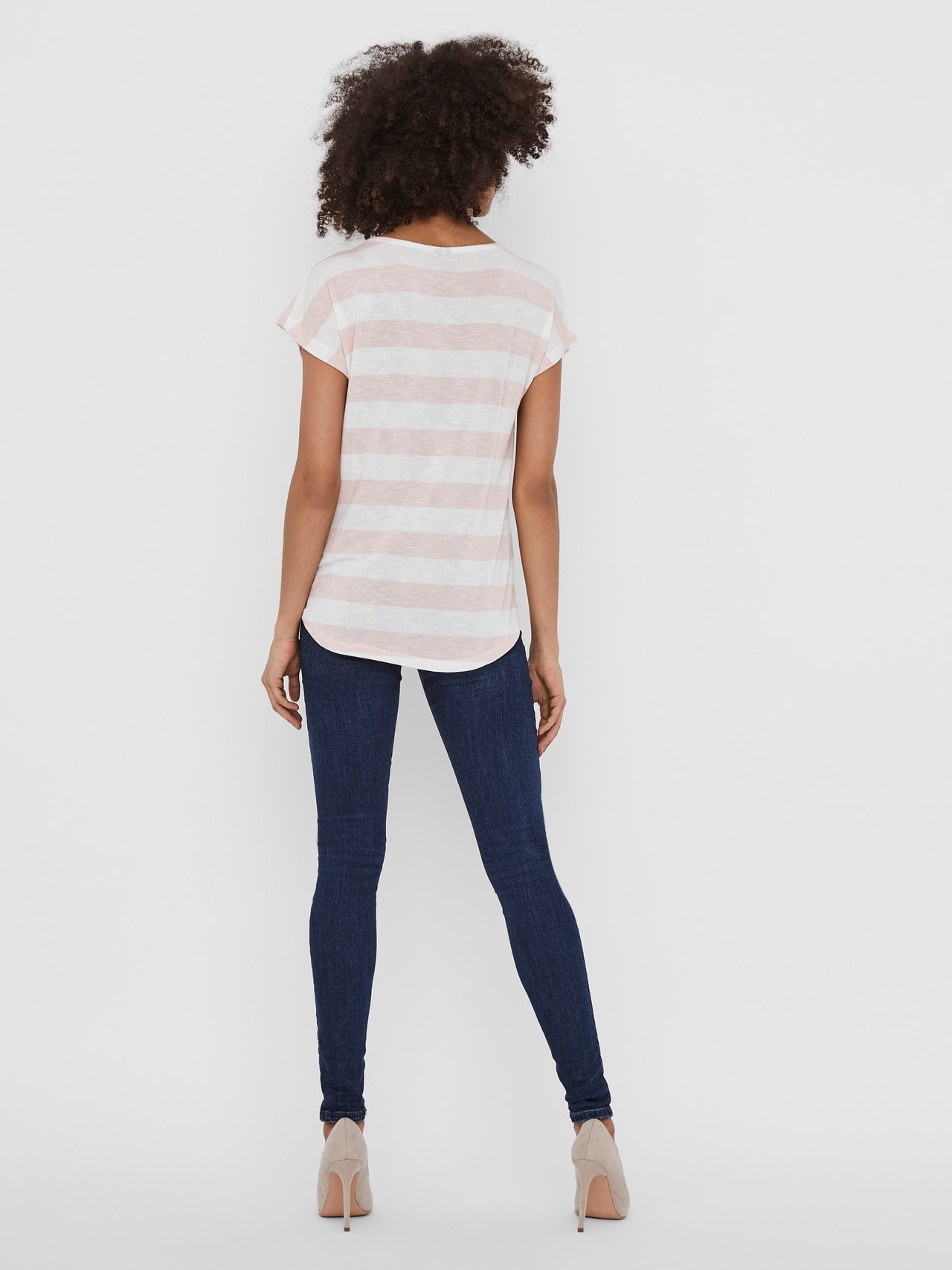 Vero Moda VMWIDE T-Shirt -Sepia Rose - 10190017