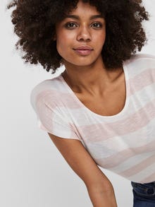 Vero Moda VMWIDE T-shirts -Sepia Rose - 10190017