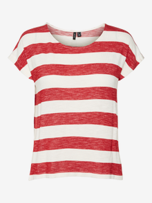 Vero Moda VMWIDE T-shirts -Goji Berry - 10190017