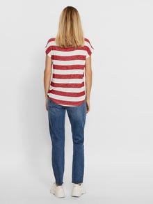 Vero Moda VMWIDE T-shirts -Goji Berry - 10190017