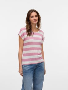 Vero Moda VMWIDE T-Shirt -Nostalgia Rose - 10190017