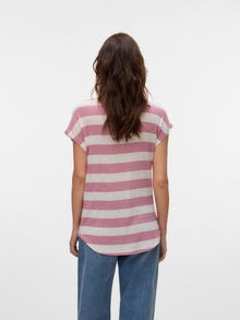 Vero Moda VMWIDE T-Shirt -Nostalgia Rose - 10190017