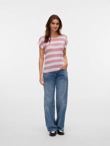 Vero Moda VMWIDE T-Shirt -Nostalgia Rose - 10190017