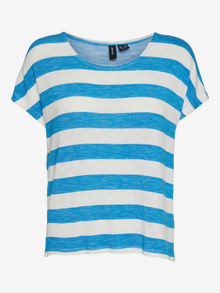 Vero Moda VMWIDE T-shirt -Ibiza Blue - 10190017