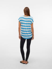 Vero Moda VMWIDE T-shirt -Ibiza Blue - 10190017