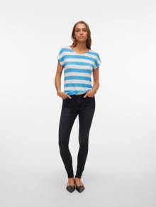 Vero Moda VMWIDE T-shirt -Ibiza Blue - 10190017