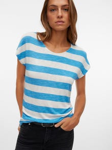 Vero Moda VMWIDE T-shirt -Ibiza Blue - 10190017