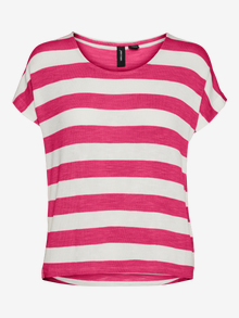 Vero Moda VMWIDE T-shirts -Raspberry Sorbet - 10190017