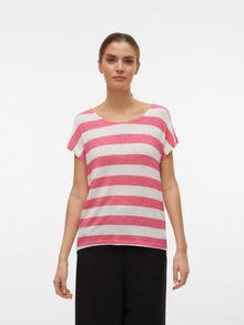 Vero Moda VMWIDE T-shirts -Raspberry Sorbet - 10190017