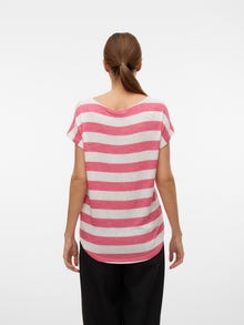Vero Moda VMWIDE T-shirts -Raspberry Sorbet - 10190017