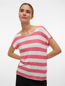 Vero Moda VMWIDE T-shirts -Raspberry Sorbet - 10190017
